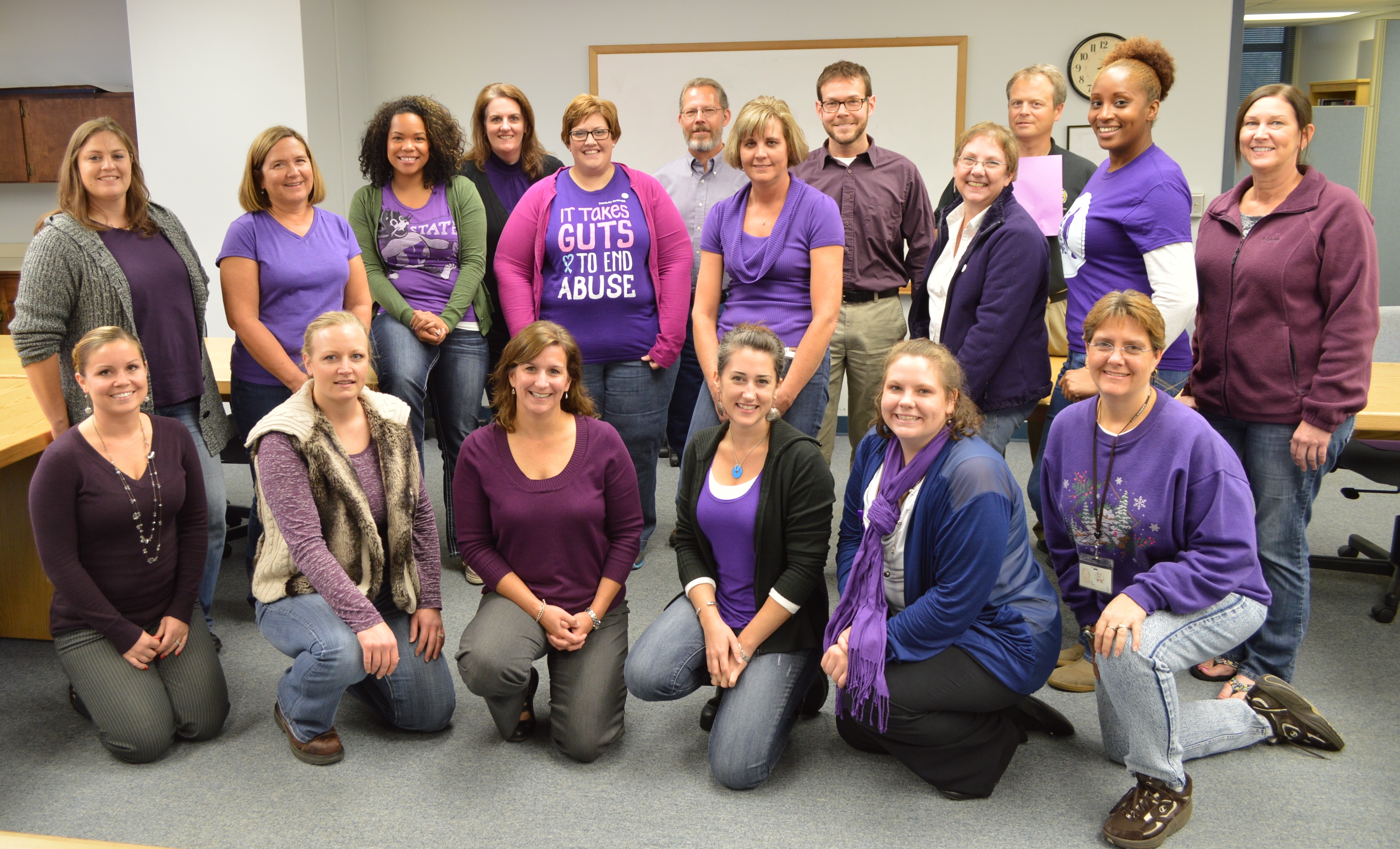 CO staff in purple
