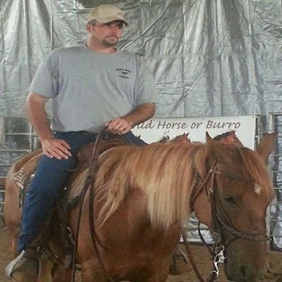 Inmate on horse