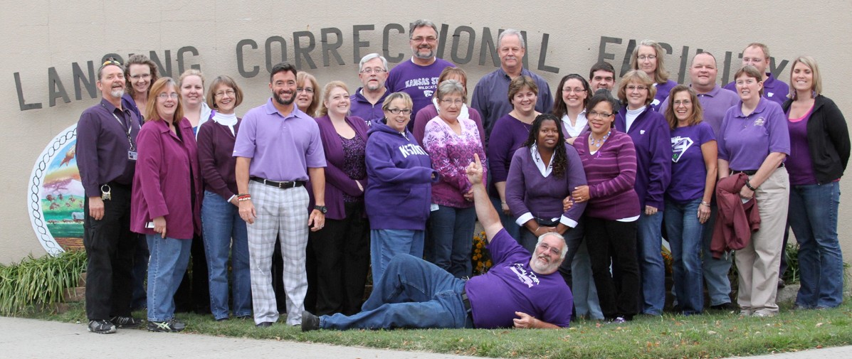 LCF staff in purple