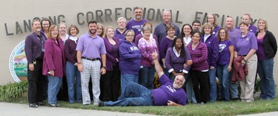 LCF staff in purple