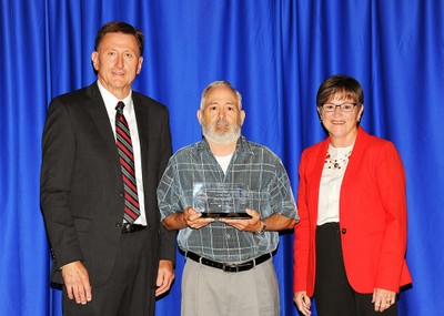 Volunteer 2019 Employee of the Year Jim Rundell, Mentoring4Success mentor, Winfield Correctional Facility/Wichita Work Release Facility