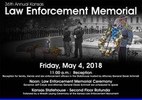 Kansas Law Enforcement Memorial events to be held Thursday and Friday