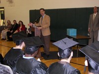Governor addresses graduates of JJA high school program
