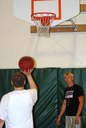 FHSU basketball players hold clinic for Larned Juvenile Correctional Facility