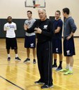 Washburn University’s coach, basketball players give clinic to KJCC residents