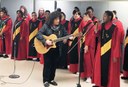 Blues Singer Rita Chiarelli Performs with Women Inmate Choir